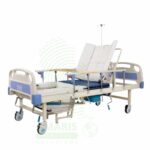 4 Function Electric-Manual Convertible Hospital Bed With Commode Amaris Medical
