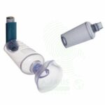 Inhaler spacer with child mask Amaris Medical