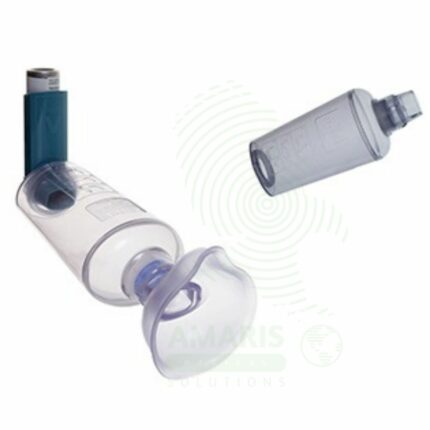 Inhaler spacer with child mask Amaris Medical