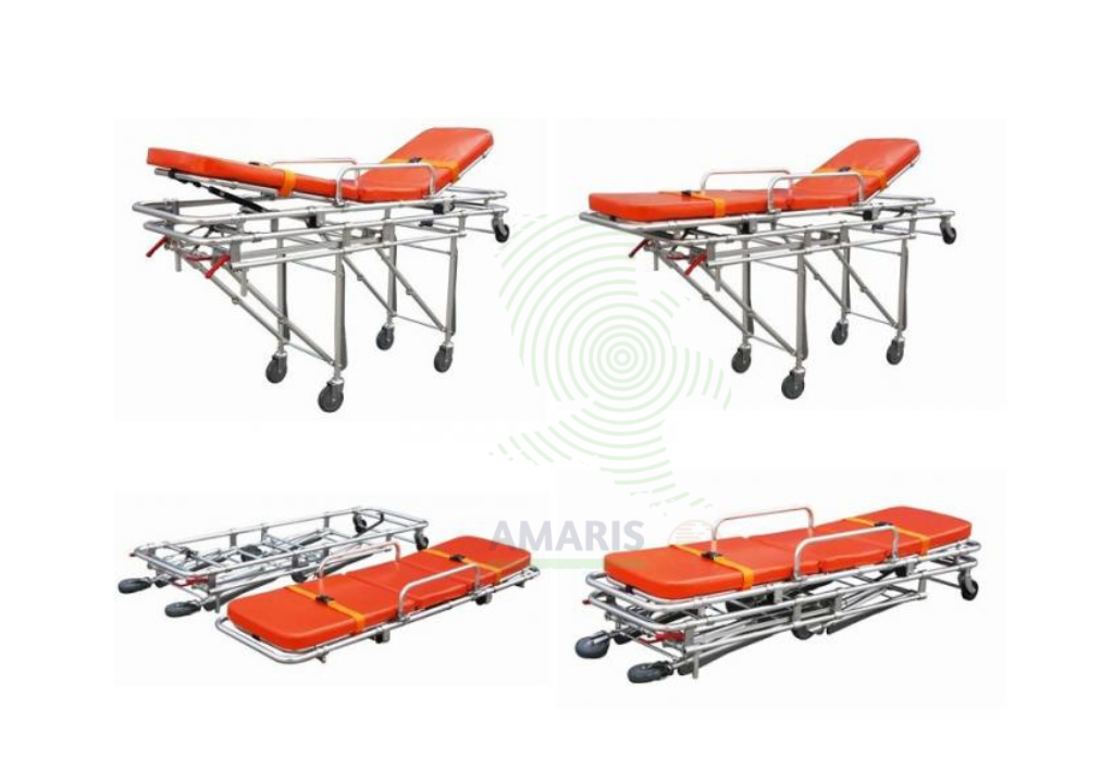 Aluminum Alloy Folding Stretcher Hospital Ambulance amaris medical