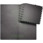 Black Floor Mats for Gym Amaris Medical